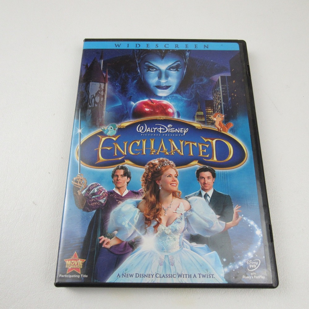 Enchanted‎ DVD Walt Disney Pictures Widescreen Edition Movie Giselle
